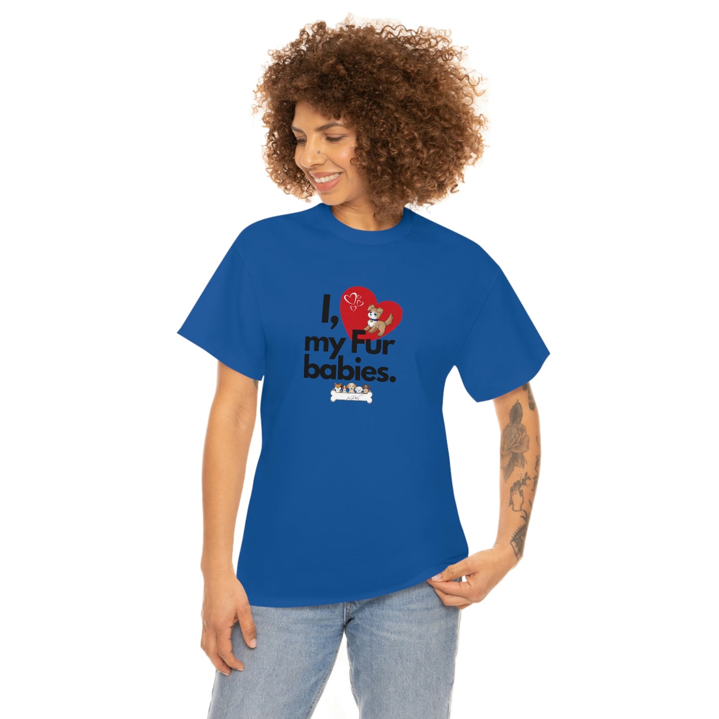Women's (I Love My Fur Babies) Cotton Tee