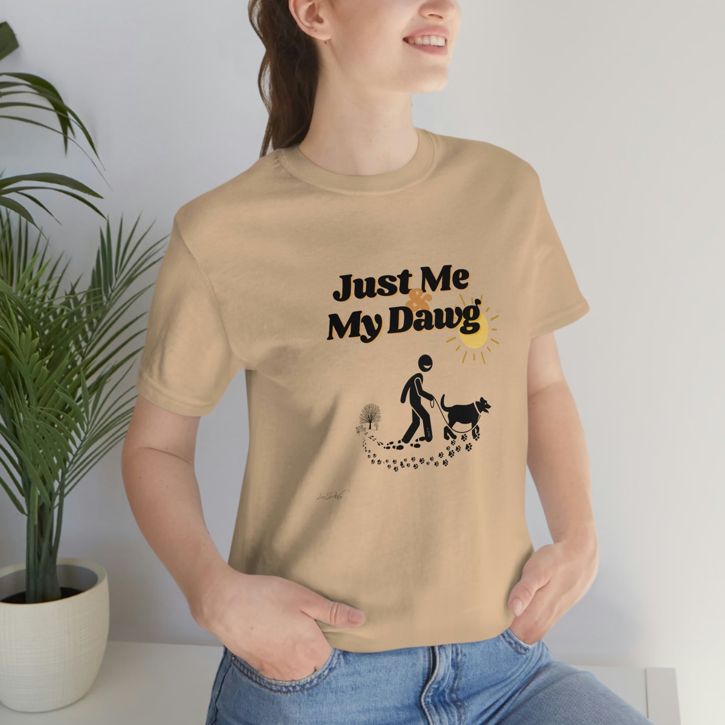 Women's (Just me & my Dog) Short Sleeve Tee