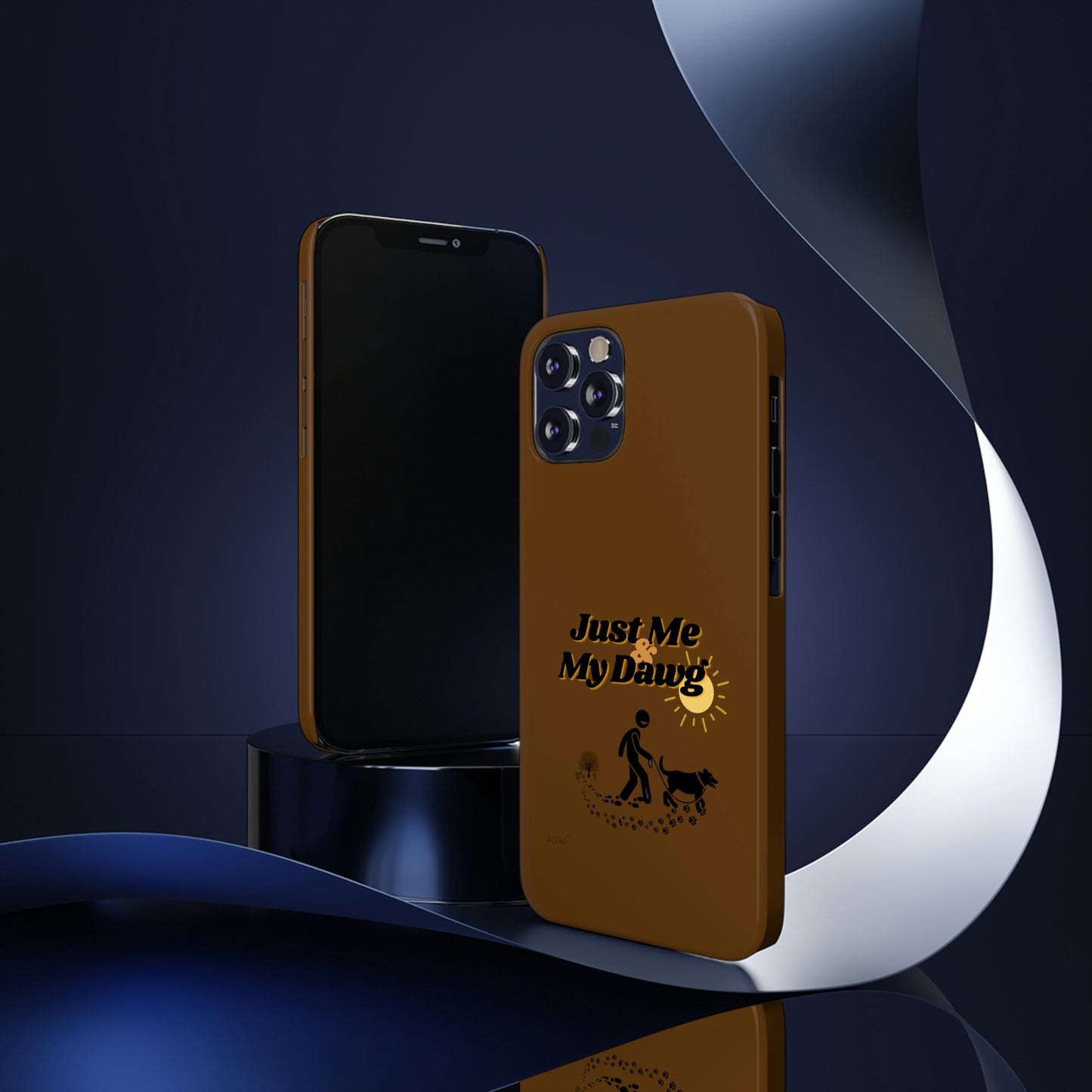 Slim (Just Me & My Dog) Phone Case