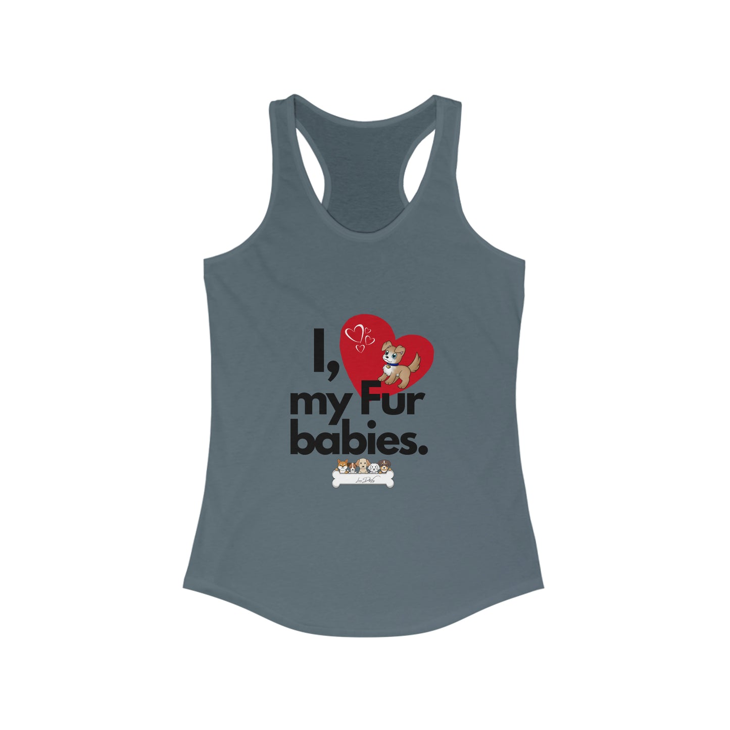 Women's (I Love My Fur Babies) Racerback Tank