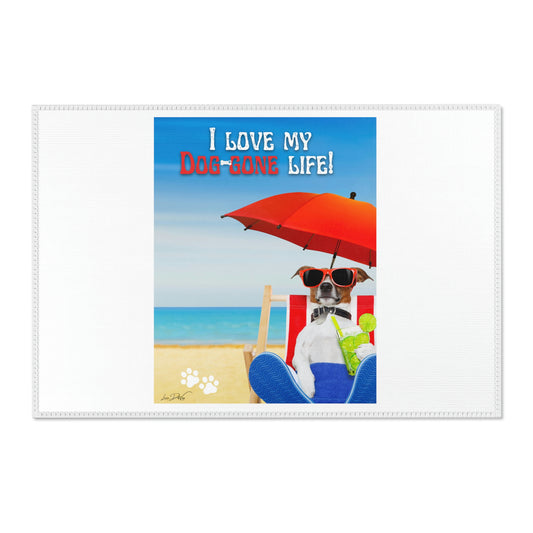 Area Rug (I Love my Dog-Gone Life)