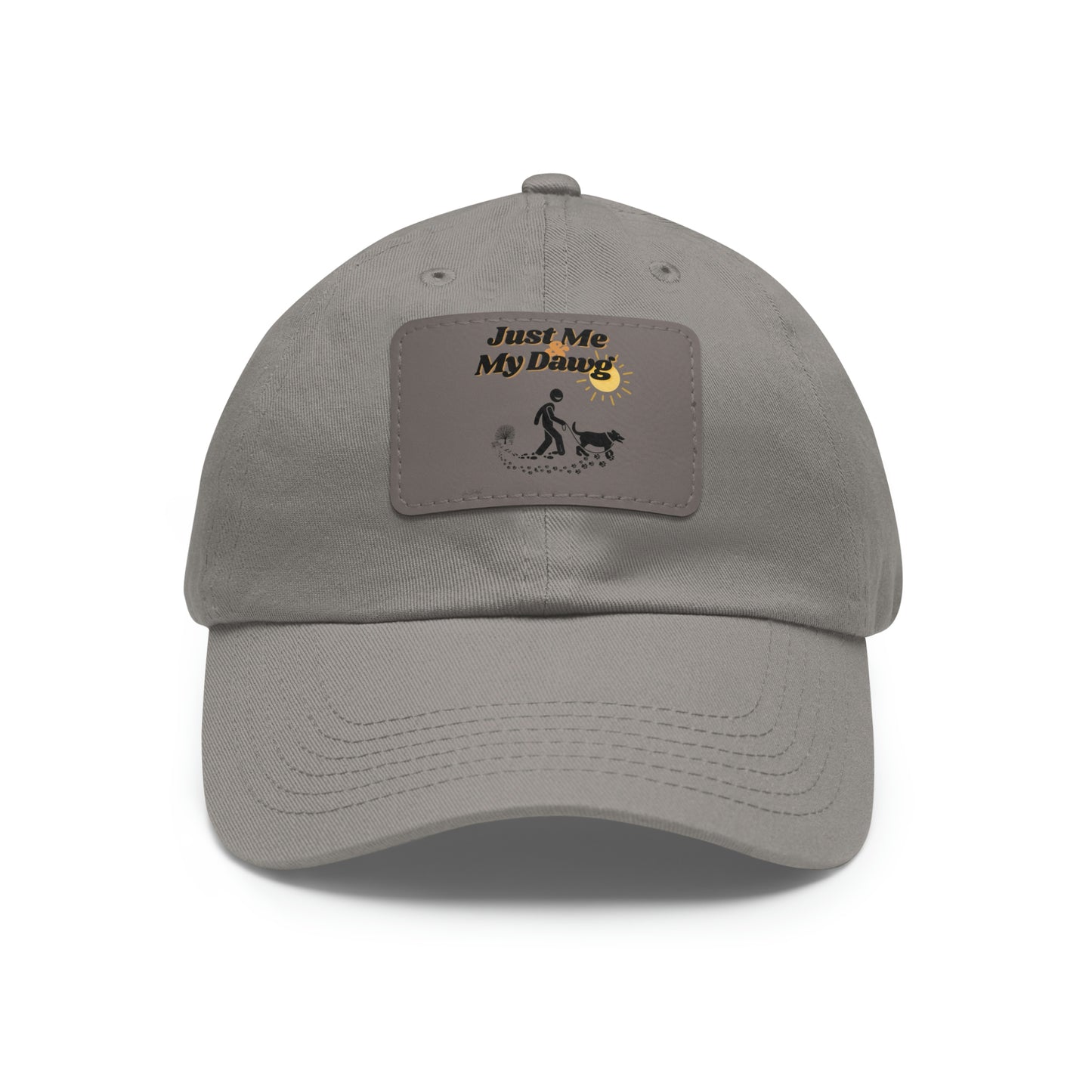 Leather Patch Hat (Just me and my Dawg)
