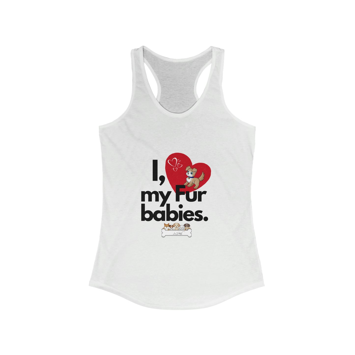 Women's (I Love My Fur Babies) Racerback Tank