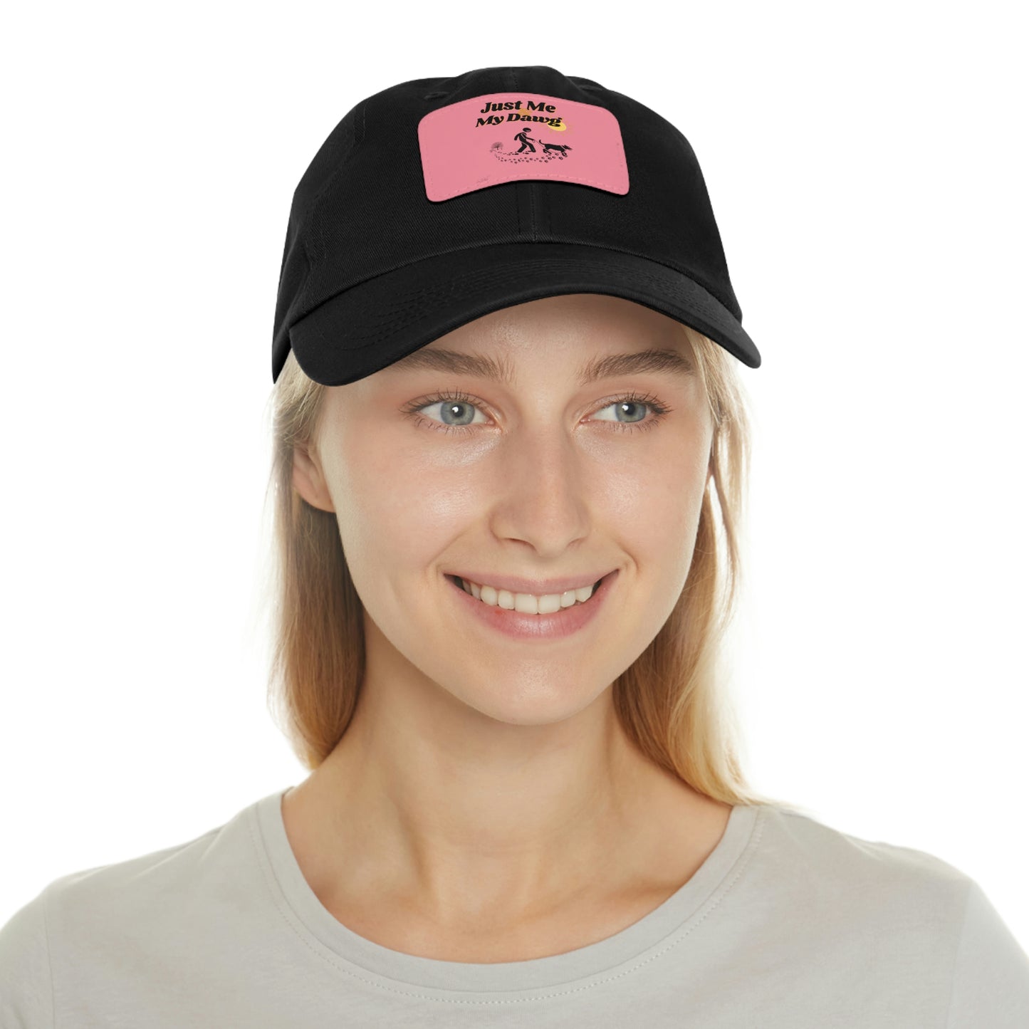 Leather Patch Hat (Just me and my Dawg)