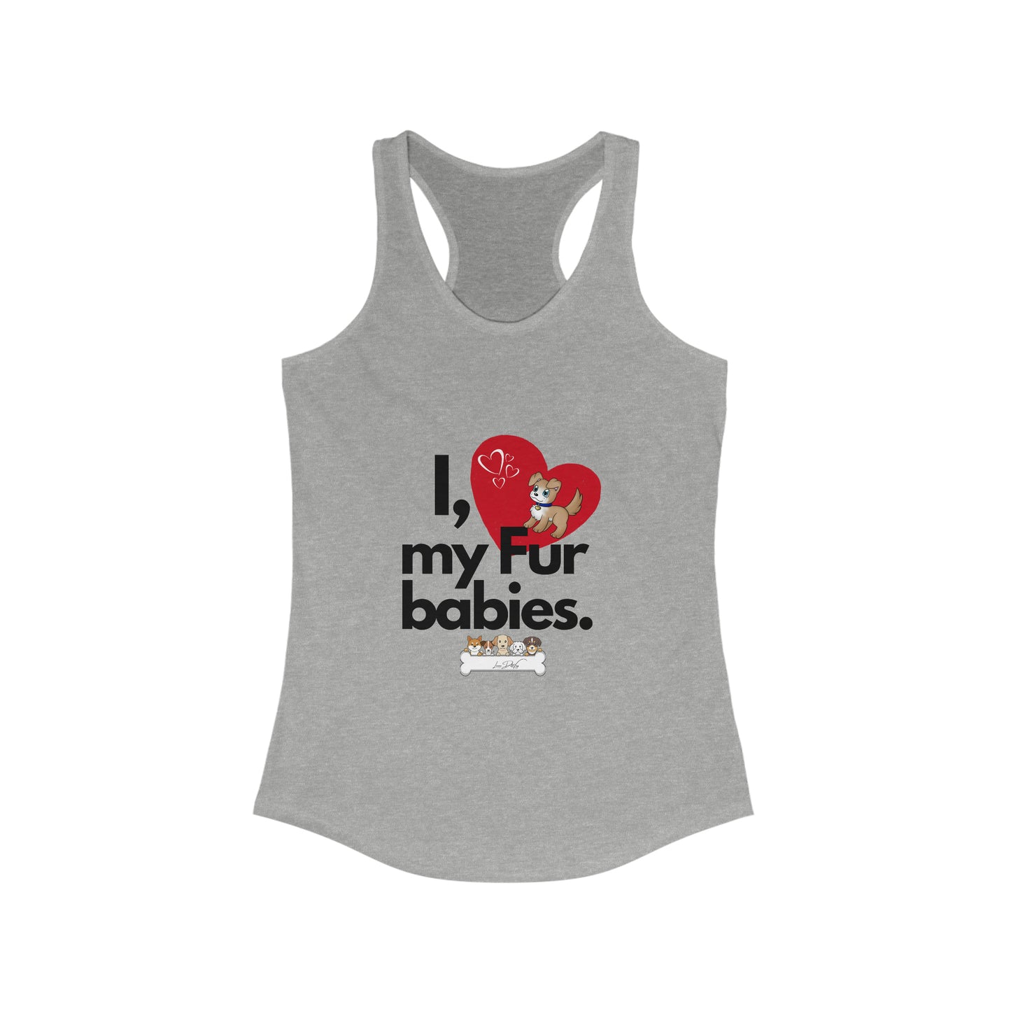 Women's (I Love My Fur Babies) Racerback Tank