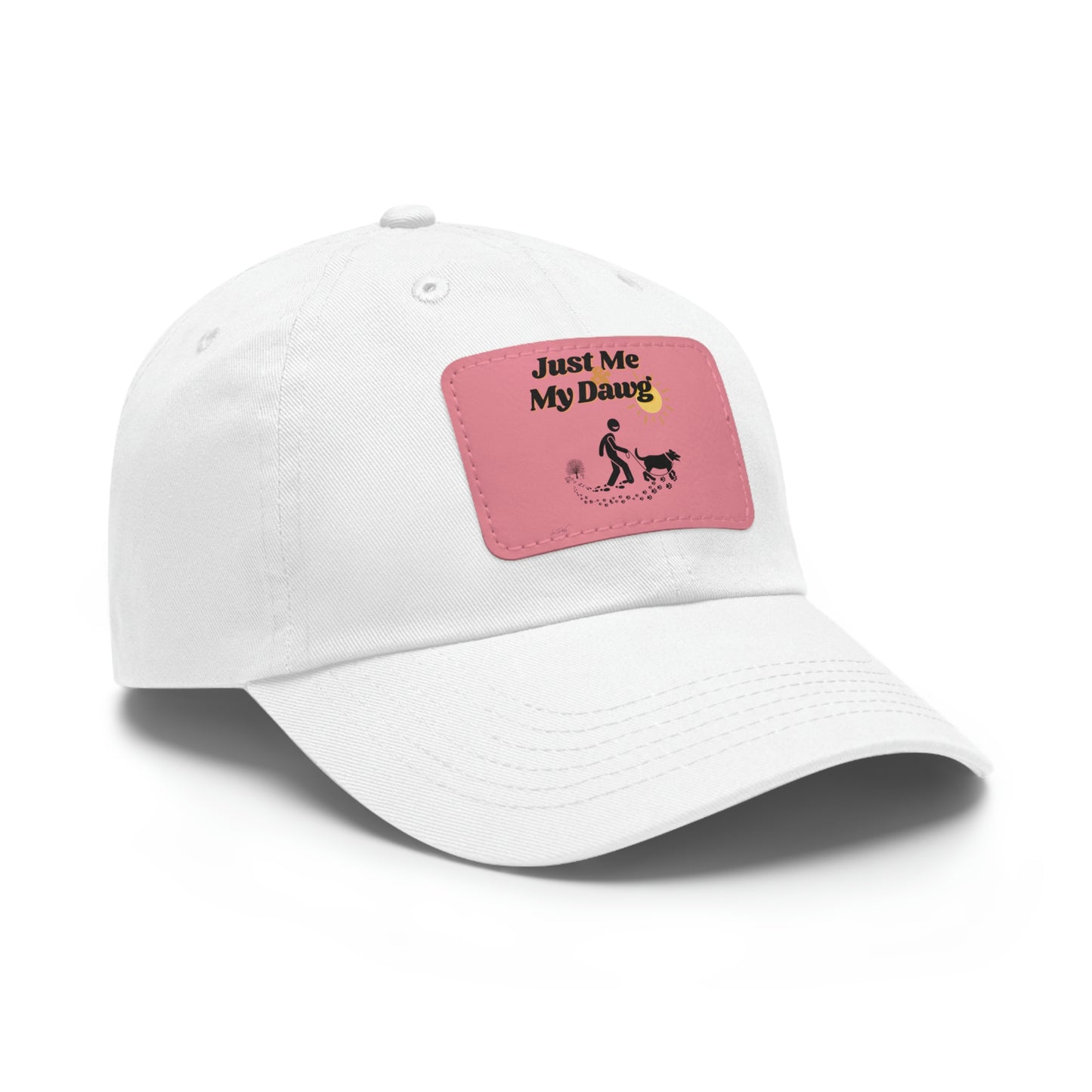 Leather Patch Hat (Just me and my Dawg)