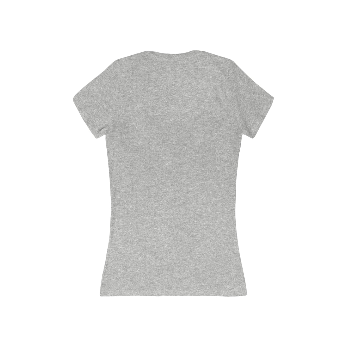 Women's (I Love My Fur Babies) Short Sleeve Deep V-Neck Tee