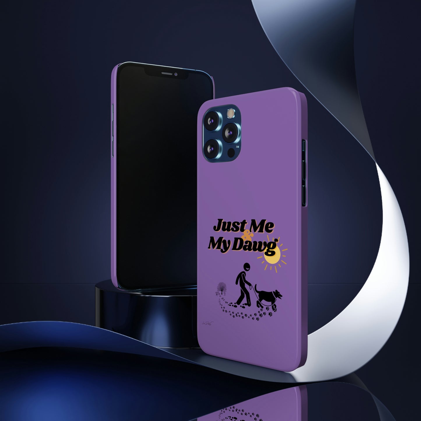 Slim (Just Me & My Dog) Phone Case