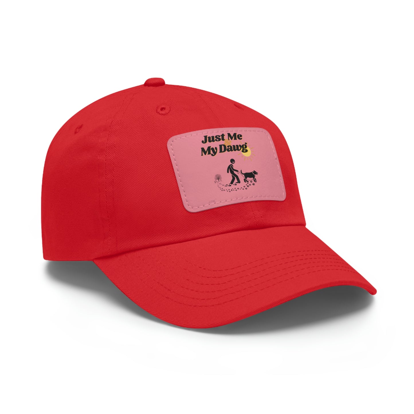 Leather Patch Hat (Just me and my Dawg)