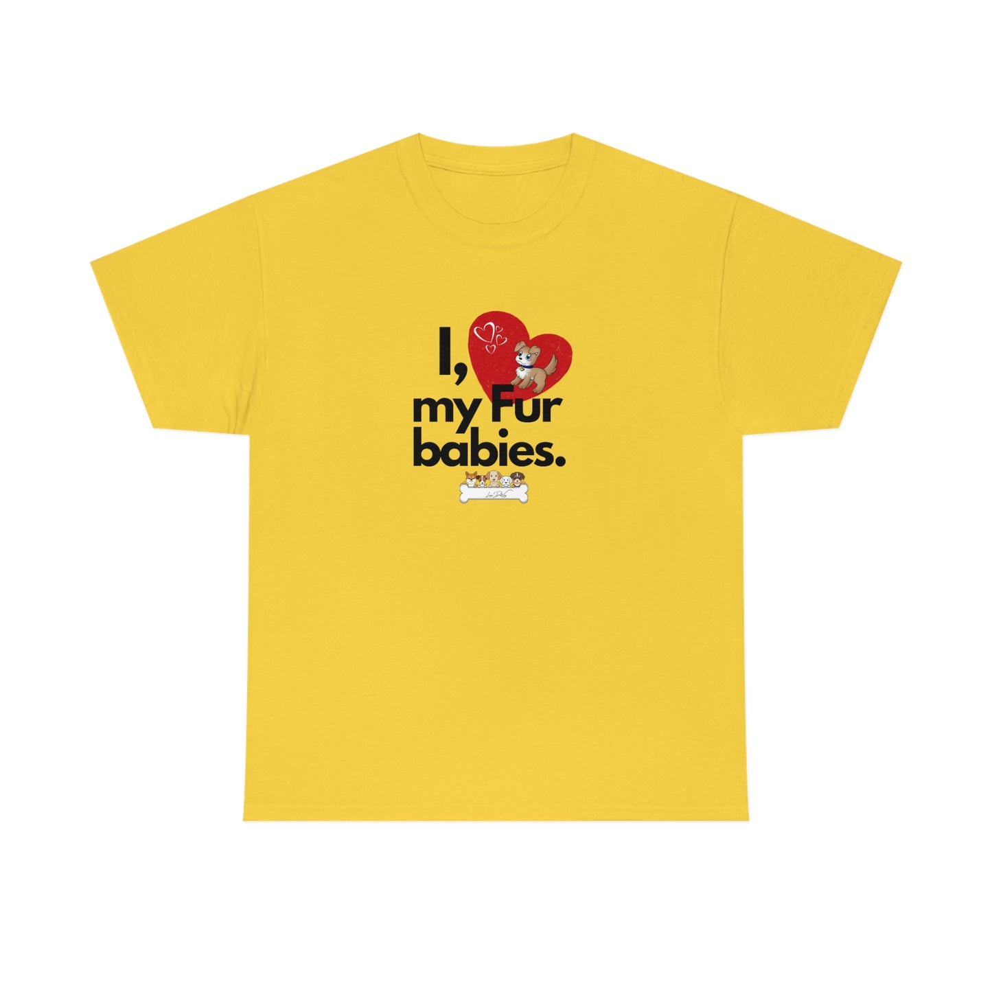 Women's (I Love My Fur Babies) Cotton Tee