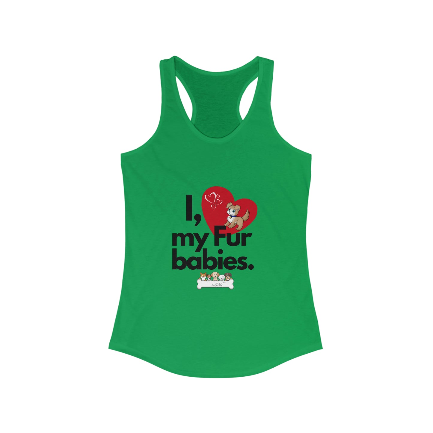 Women's (I Love My Fur Babies) Racerback Tank