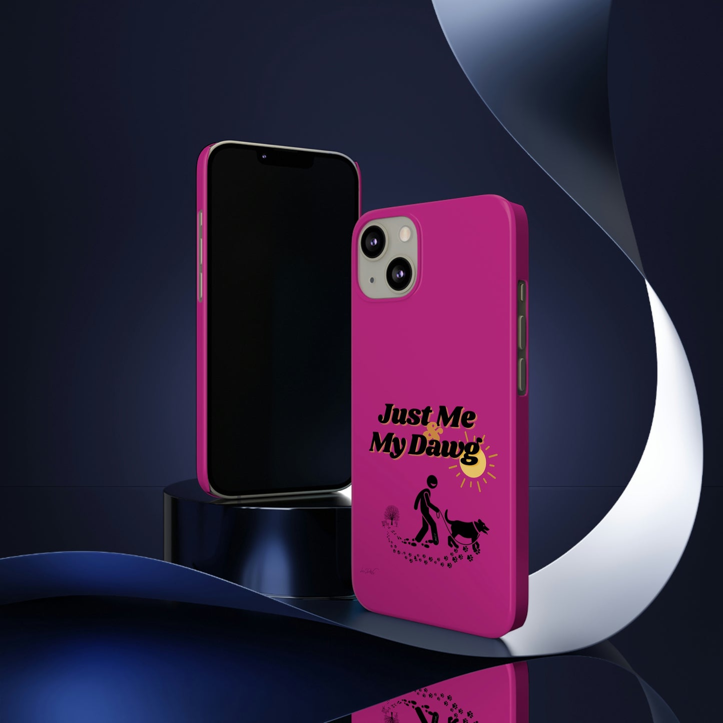 Slim (Just Me & My Dog) Phone Case