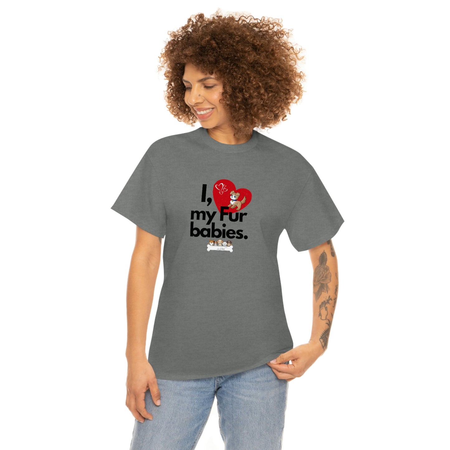 Women's (I Love My Fur Babies) Cotton Tee