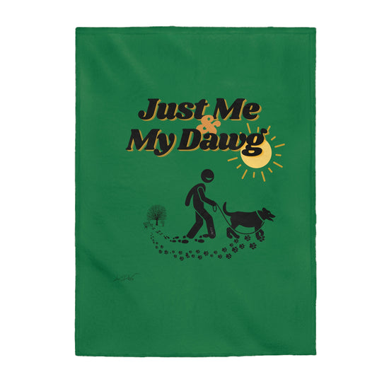 Velveteen (Just Me & My Dawg) Plush Blanket