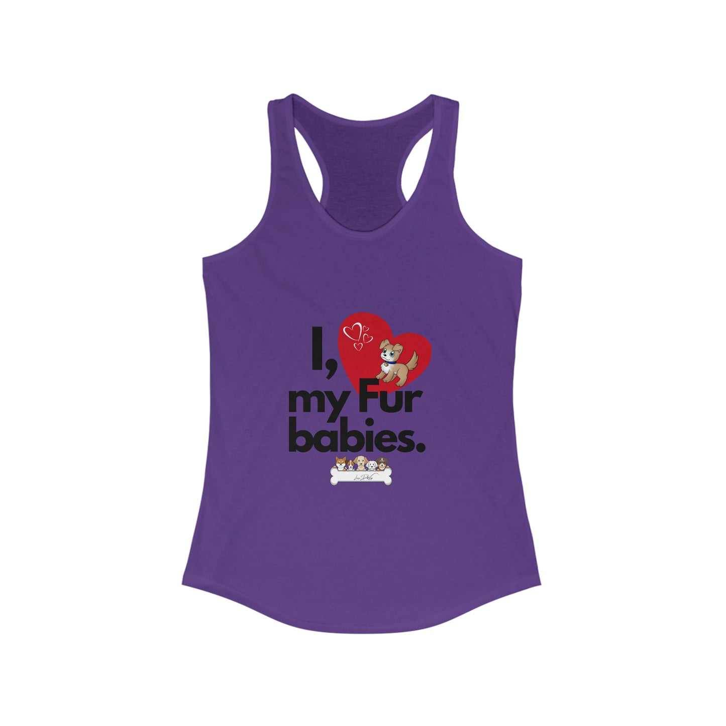 Women's (I Love My Fur Babies) Racerback Tank
