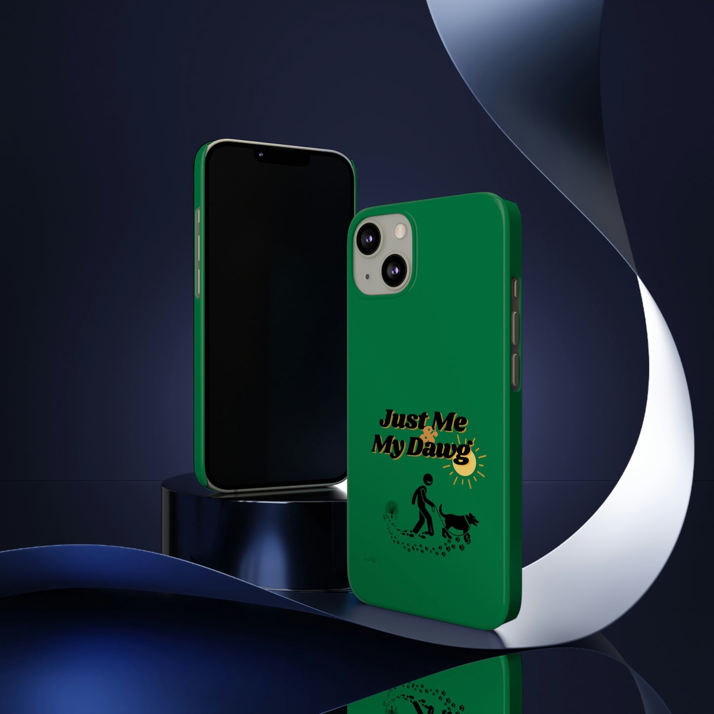 Slim (Just Me & My Dog) Phone Case