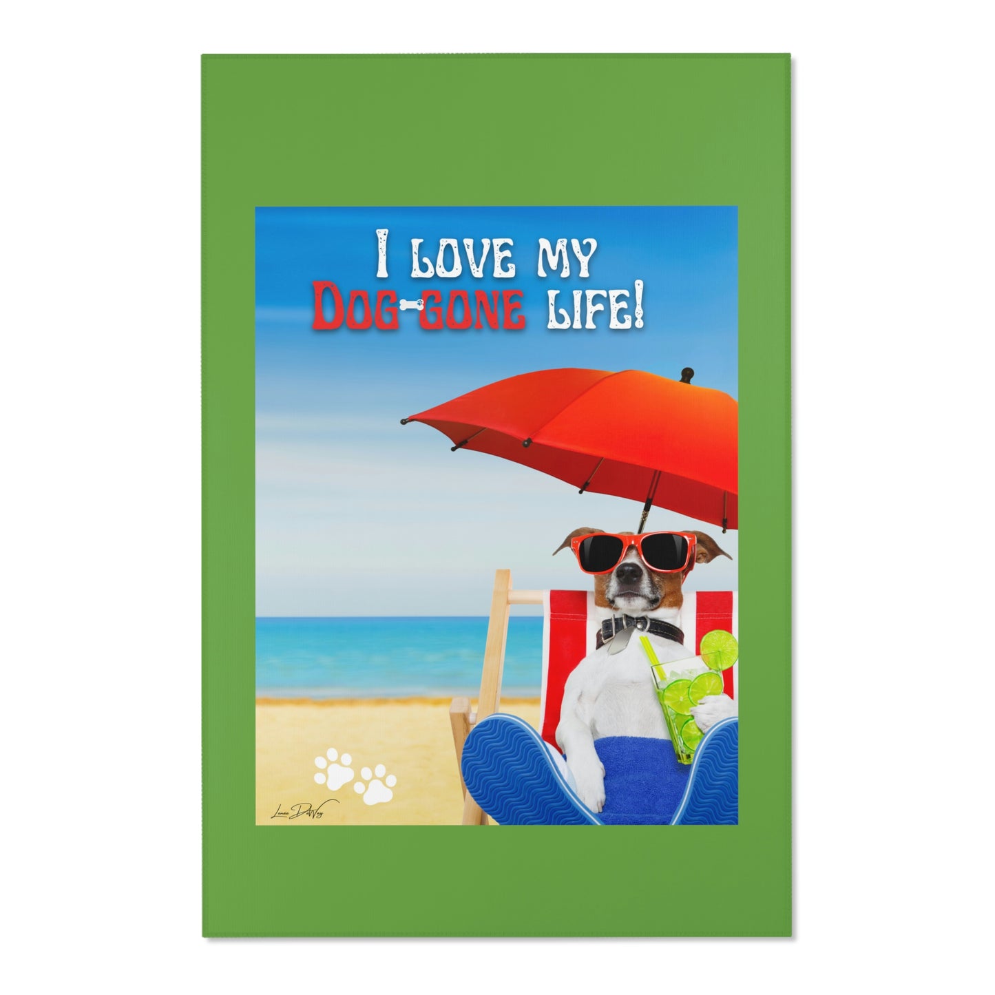 Area Rug (I Love my Dog-Gone Life)
