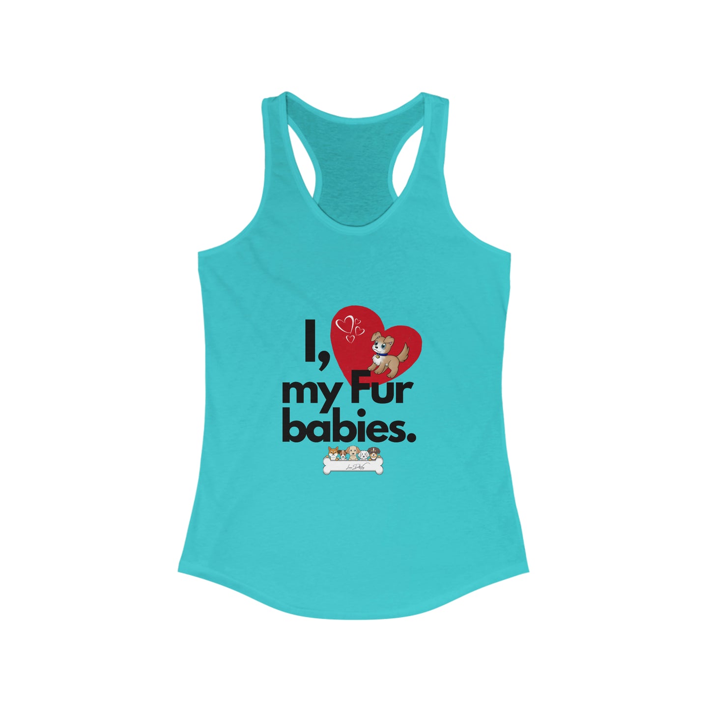 Women's (I Love My Fur Babies) Racerback Tank
