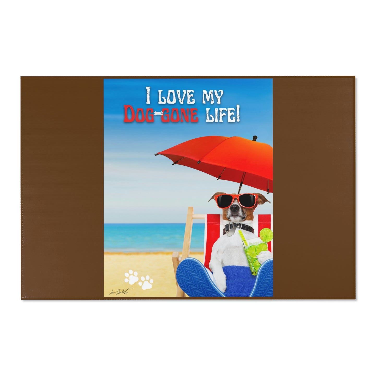 Area Rug (I Love my Dog-Gone Life)