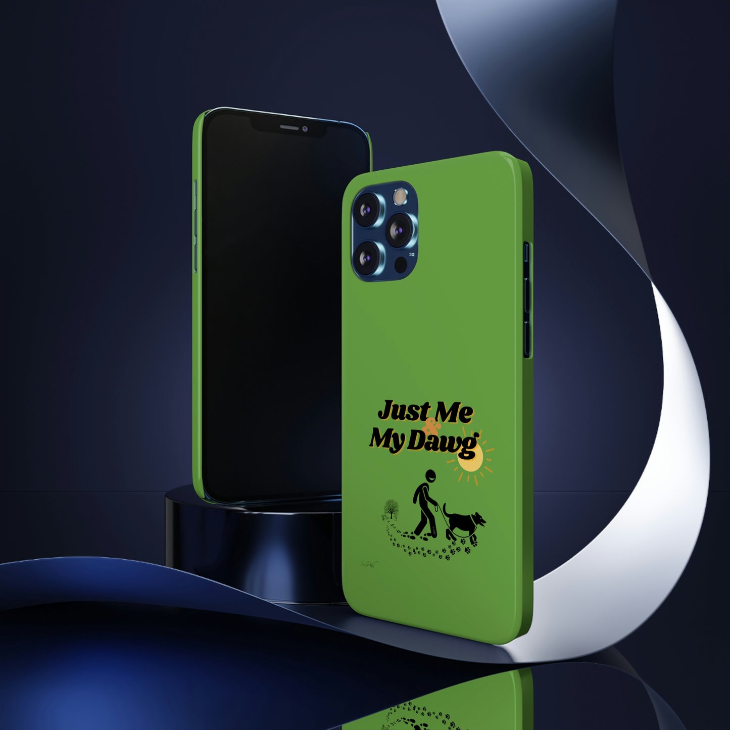 Slim (Just Me & My Dog) Phone Case