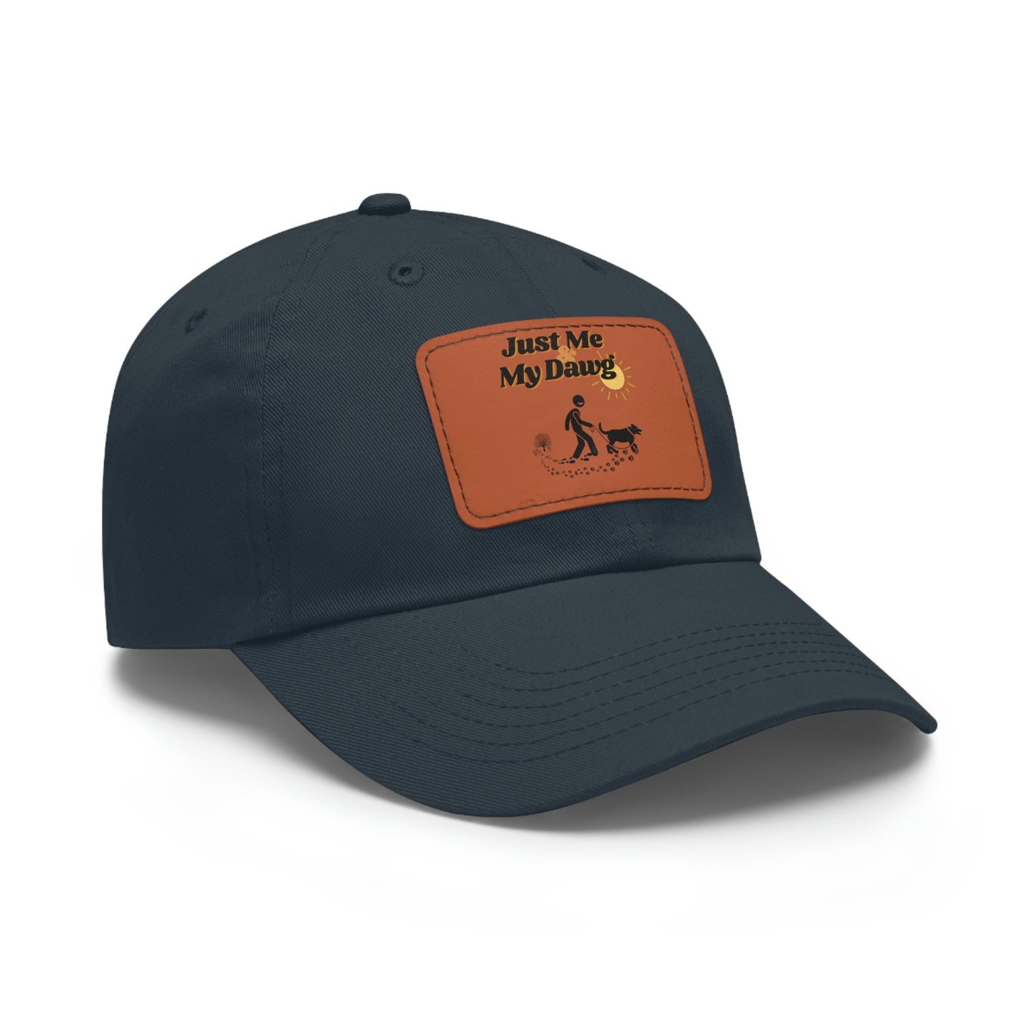 Leather Patch Hat (Just me and my Dawg)