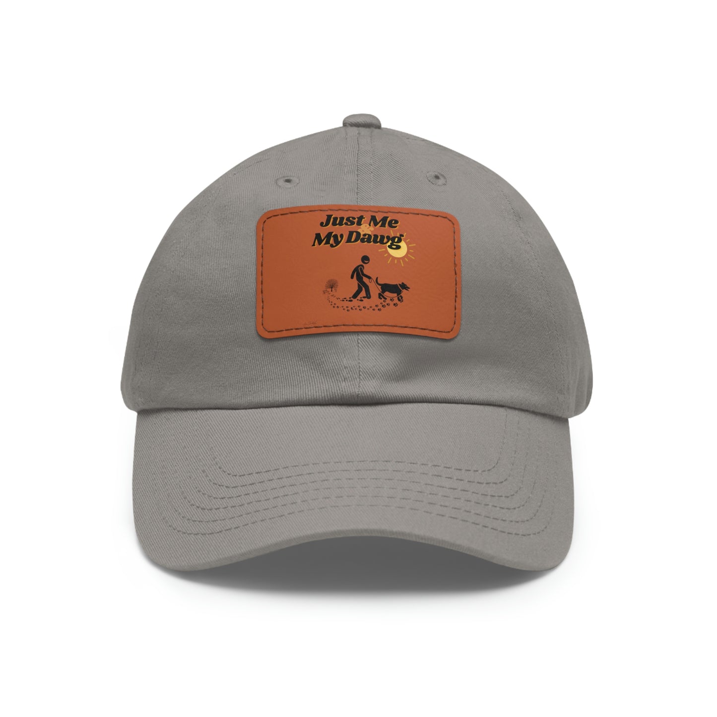 Leather Patch Hat (Just me and my Dawg)