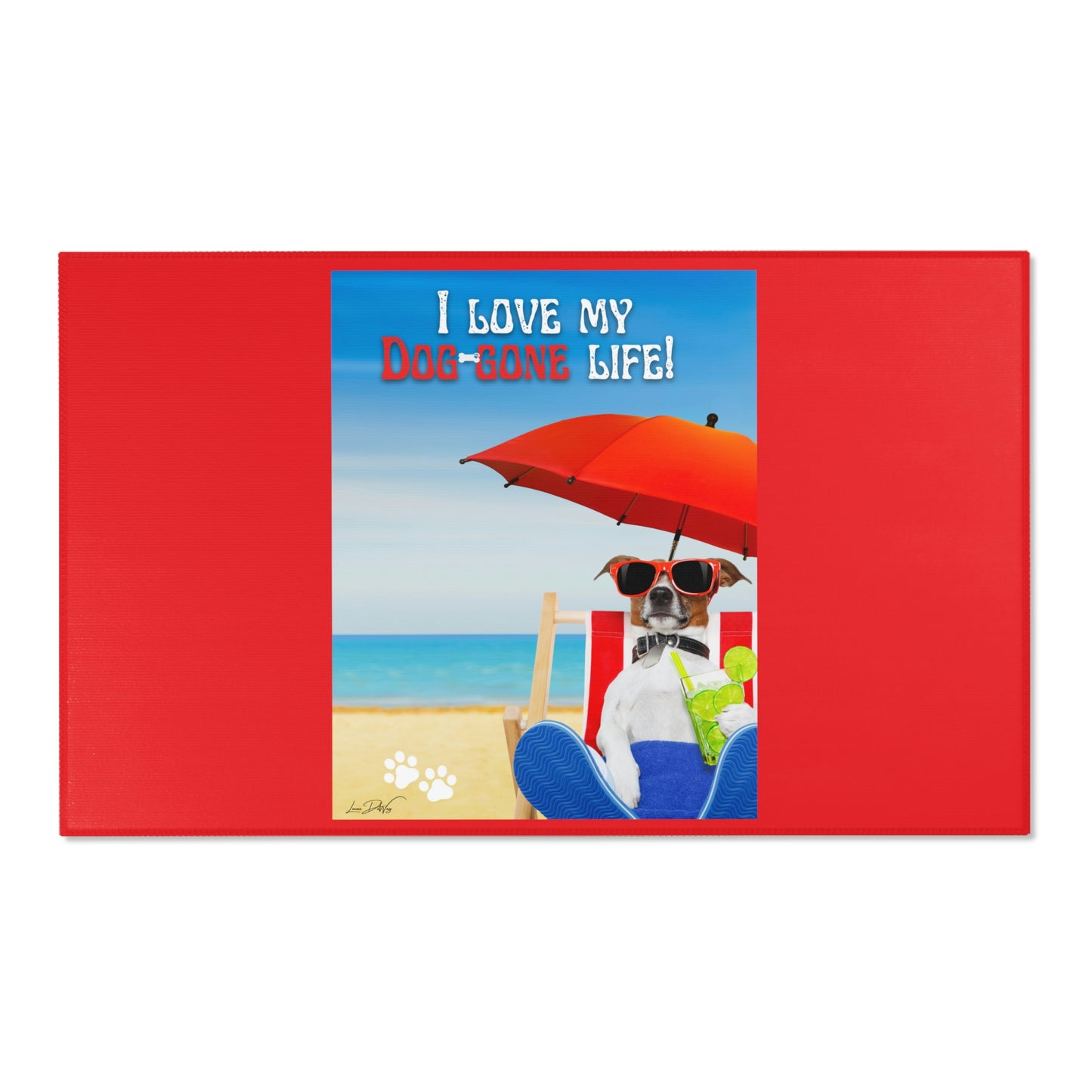 Area Rug (I Love my Dog-Gone Life)