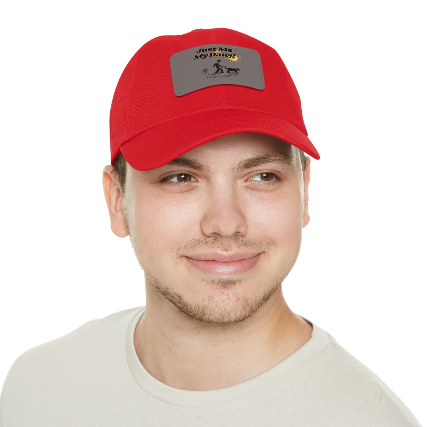Leather Patch Hat (Just me and my Dawg)