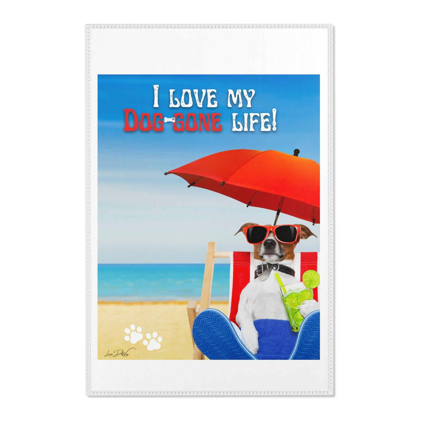 Area Rug (I Love my Dog-Gone Life)