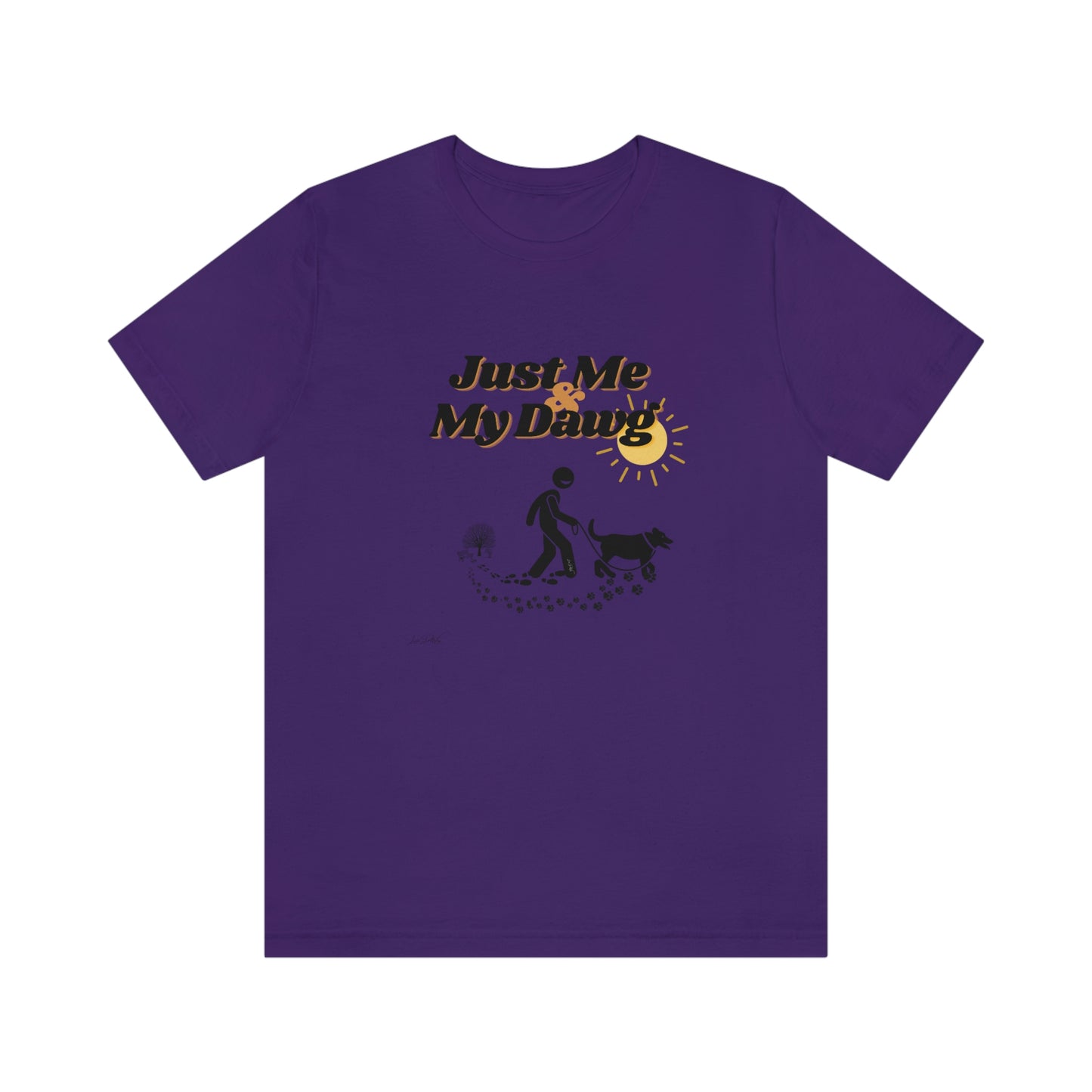 Women's (Just me & my Dog) Short Sleeve Tee