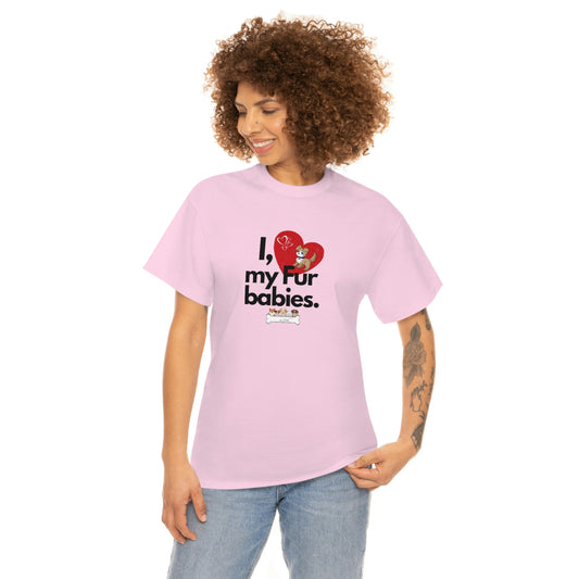 Women's (I Love My Fur Babies) Cotton Tee