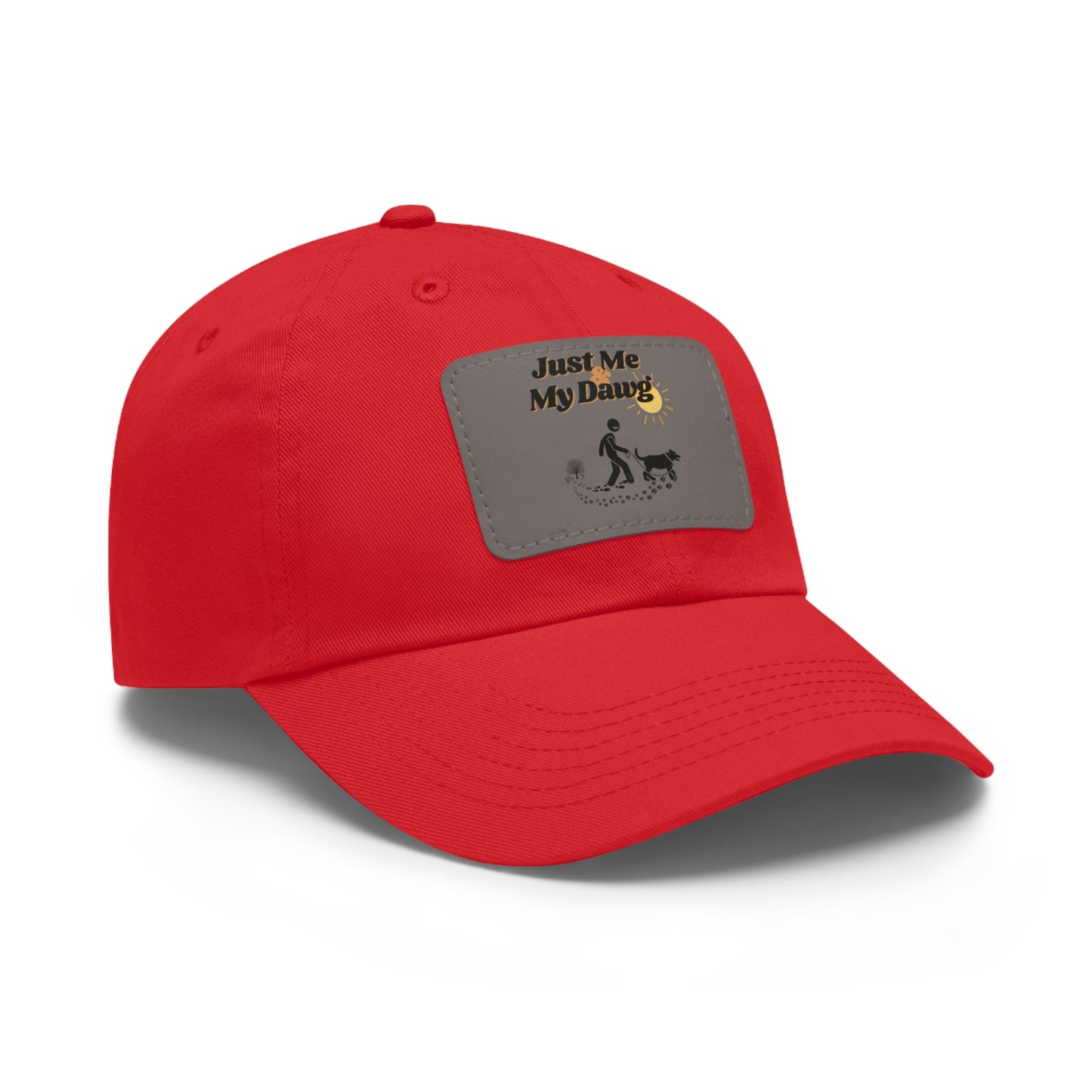 Leather Patch Hat (Just me and my Dawg)