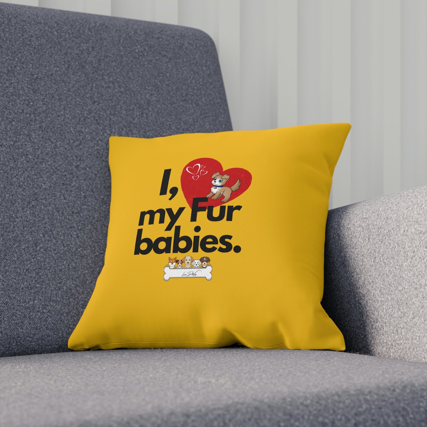 Comfy Pillow (I Love My Fur Babies)