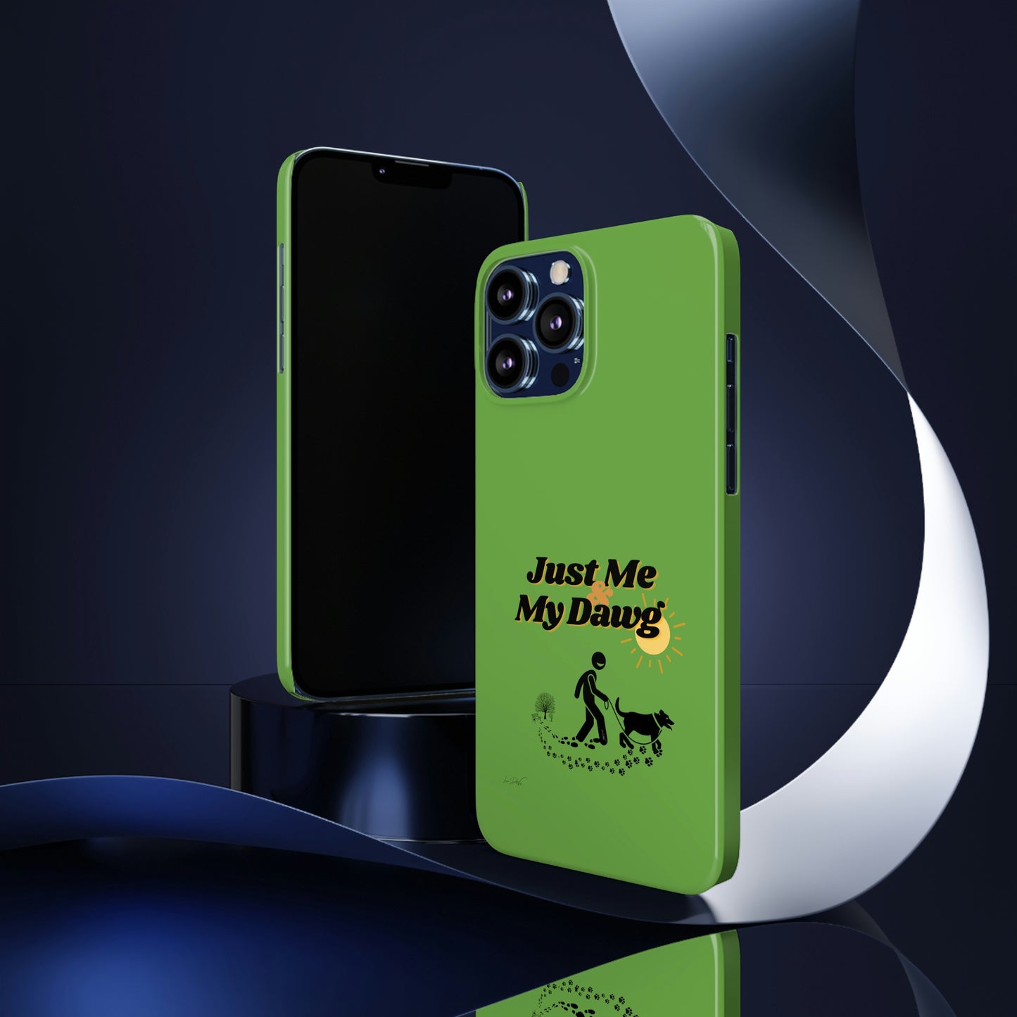 Slim (Just Me & My Dog) Phone Case