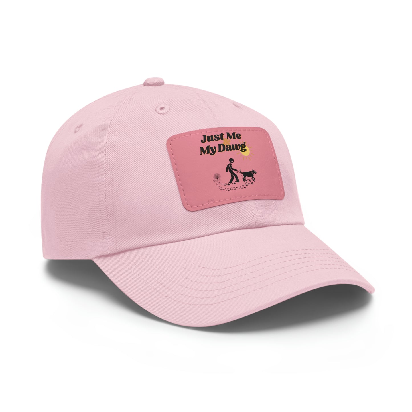 Leather Patch Hat (Just me and my Dawg)