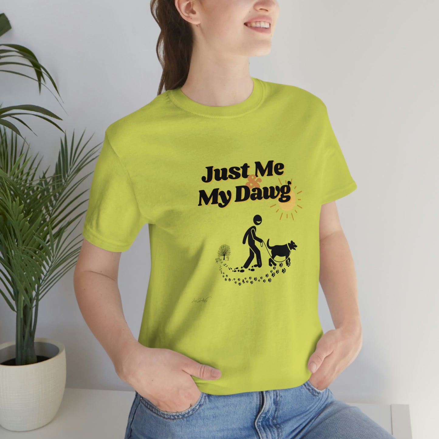 Women's (Just me & my Dog) Short Sleeve Tee