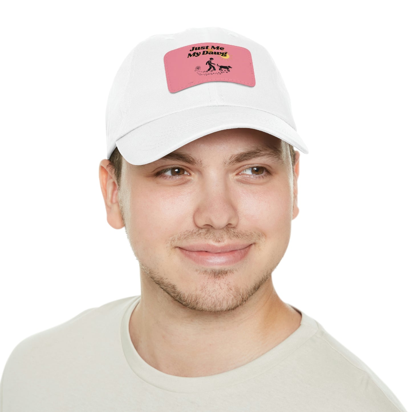 Leather Patch Hat (Just me and my Dawg)