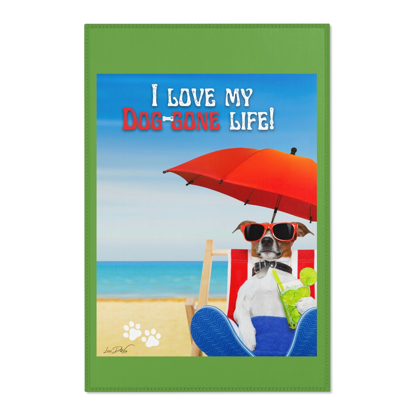 Area Rug (I Love my Dog-Gone Life)