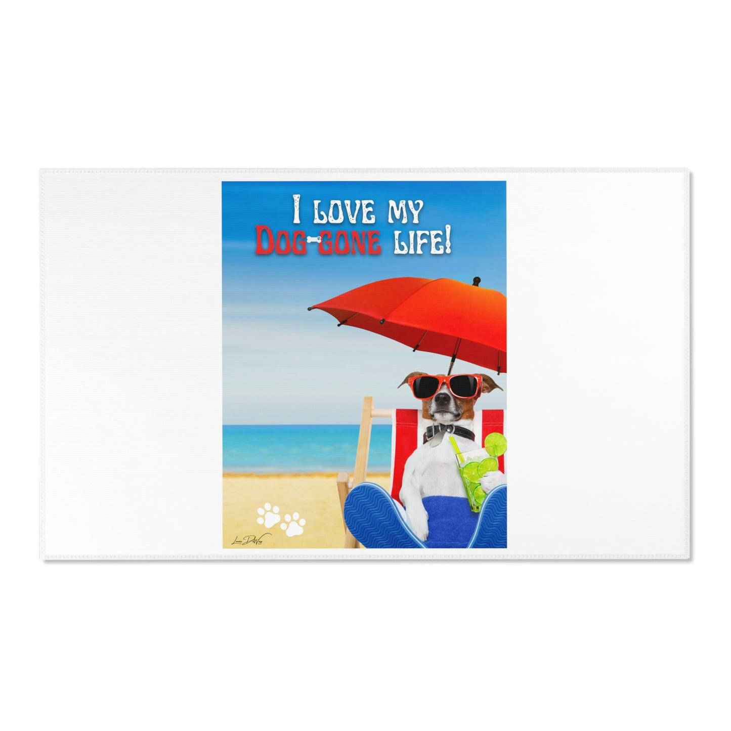 Area Rug (I Love my Dog-Gone Life)