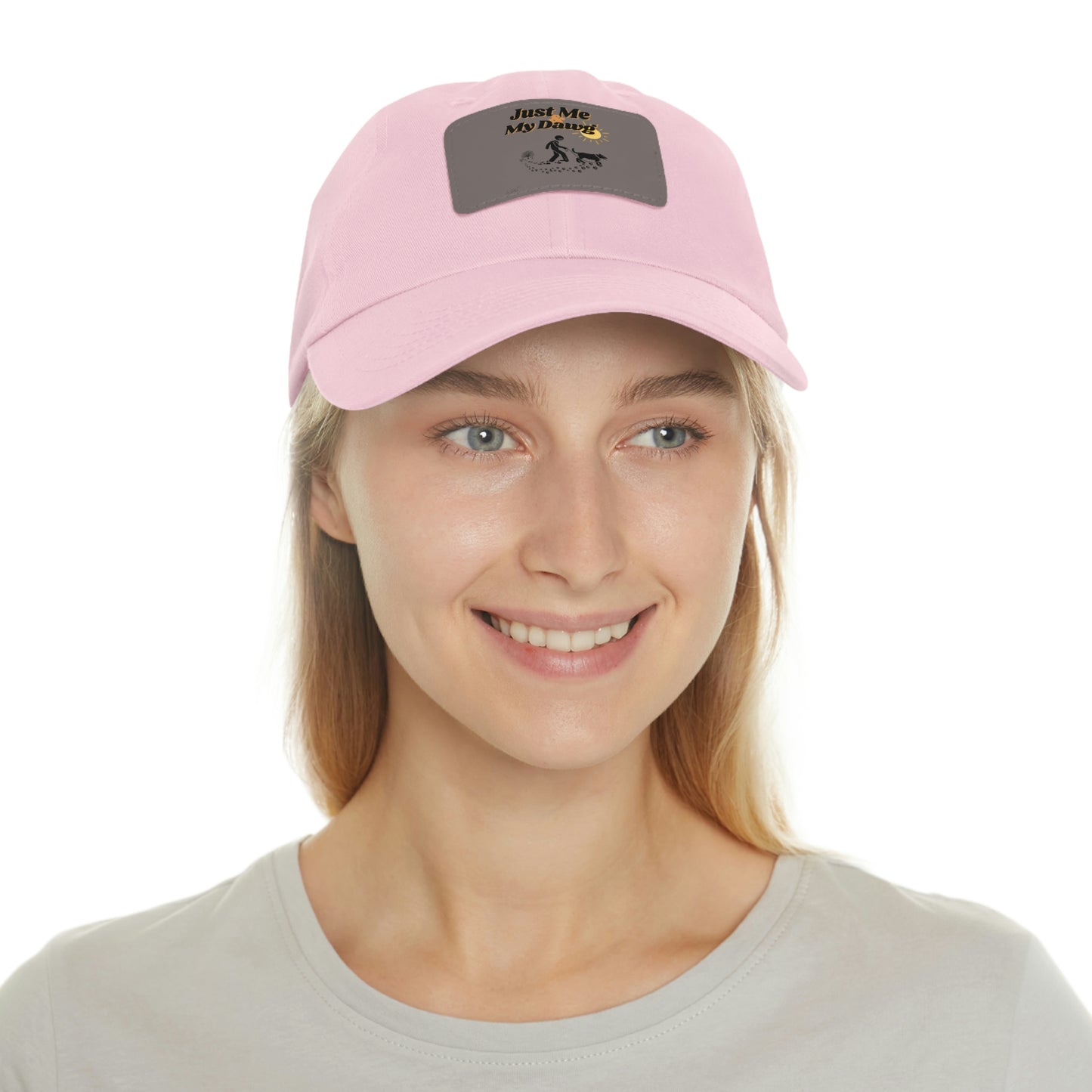 Leather Patch Hat (Just me and my Dawg)