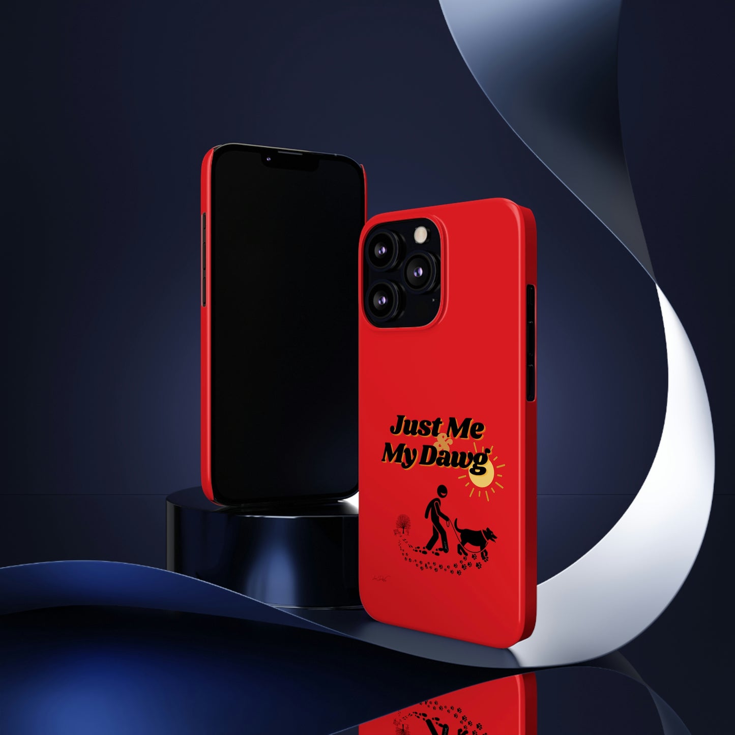 Slim (Just Me & My Dog) Phone Case