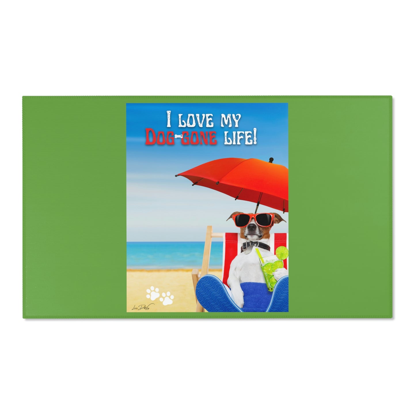 Area Rug (I Love my Dog-Gone Life)
