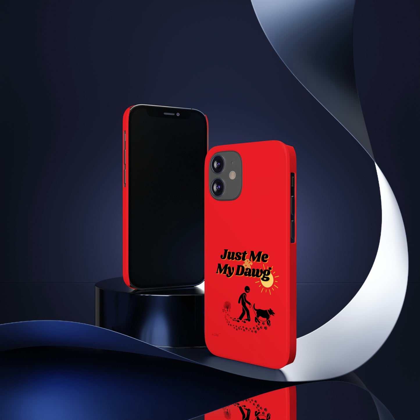 Slim (Just Me & My Dog) Phone Case