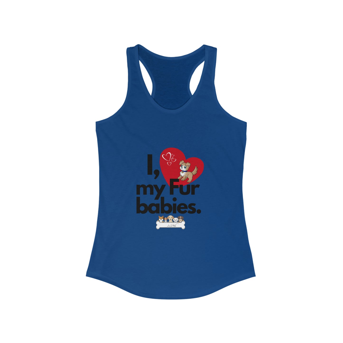 Women's (I Love My Fur Babies) Racerback Tank