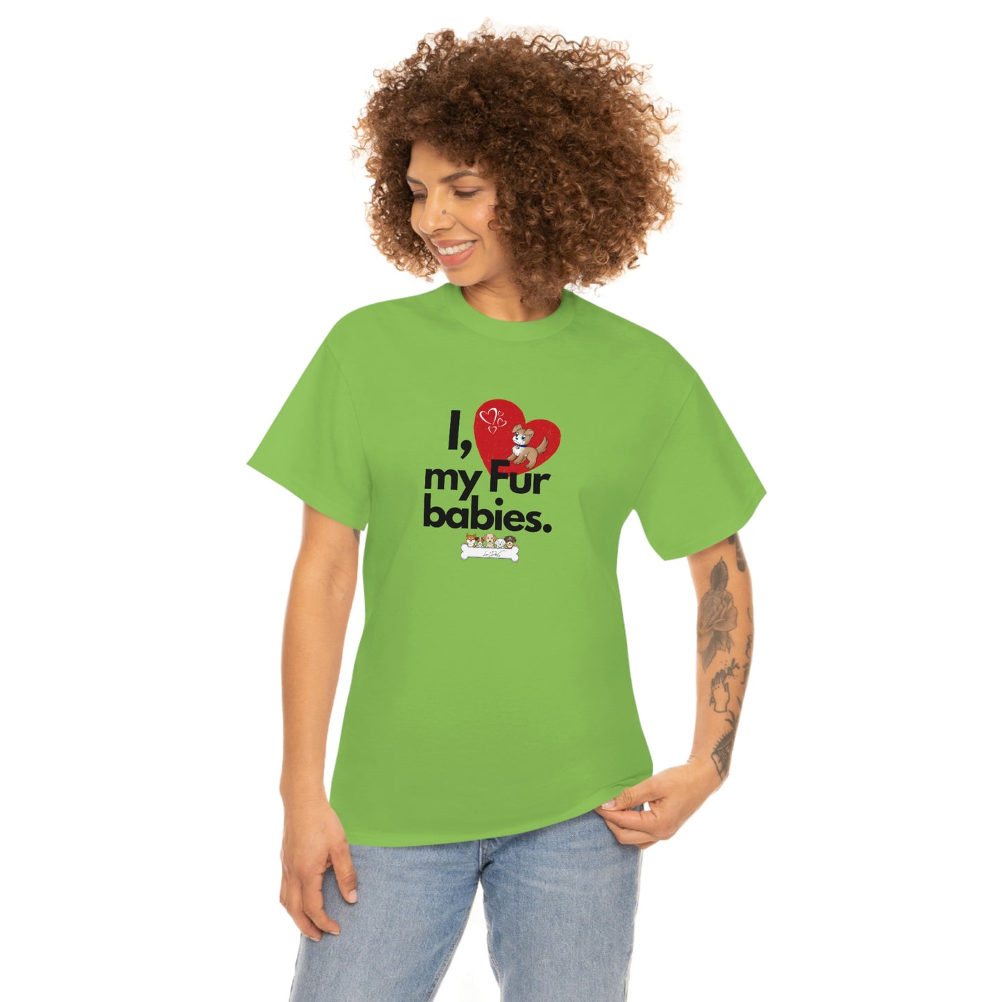 Women's (I Love My Fur Babies) Cotton Tee