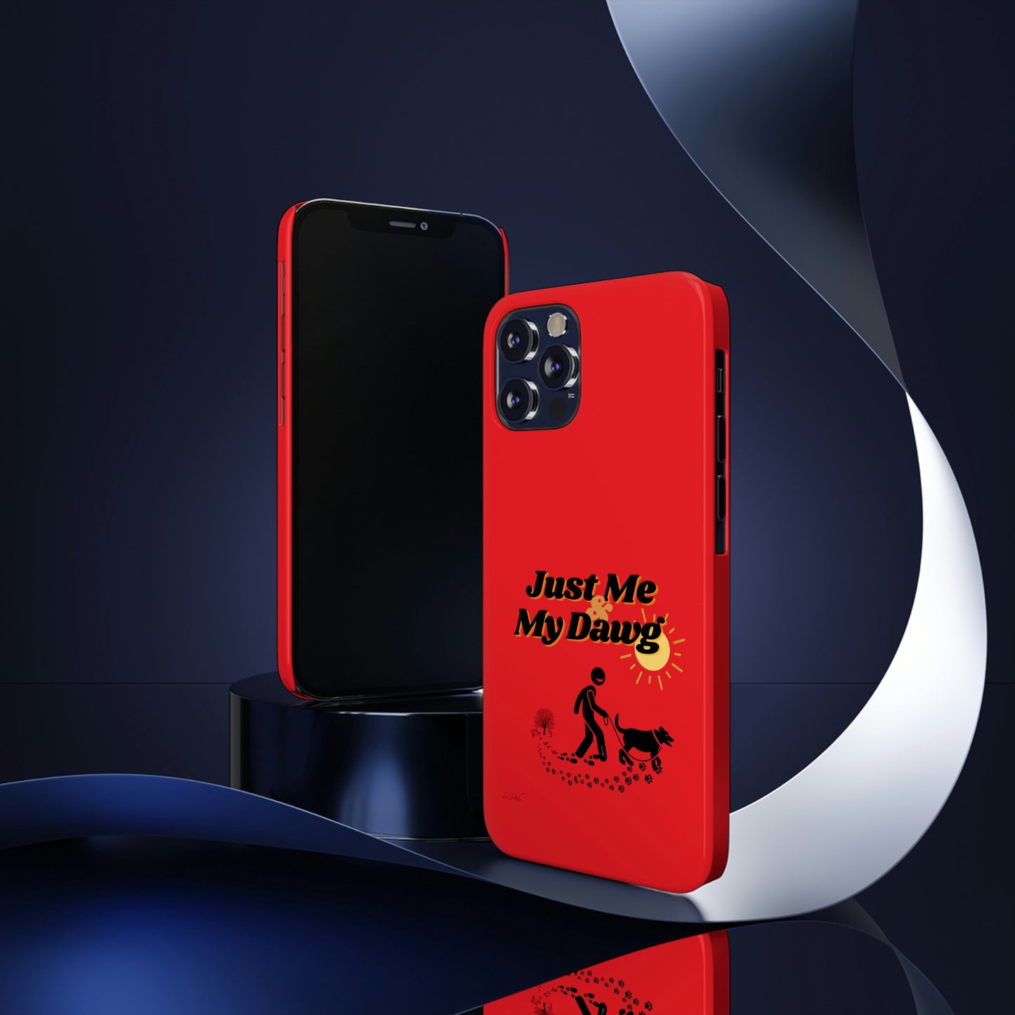 Slim (Just Me & My Dog) Phone Case