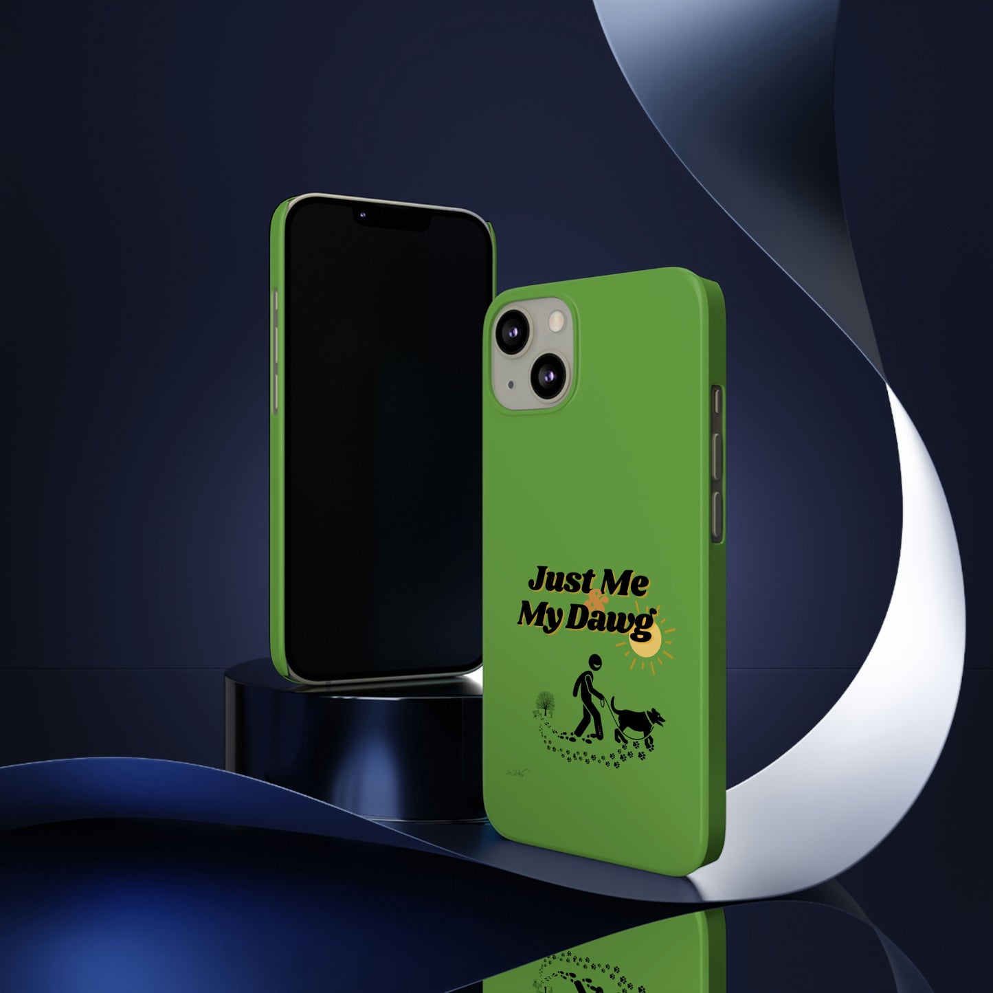 Slim (Just Me & My Dog) Phone Case