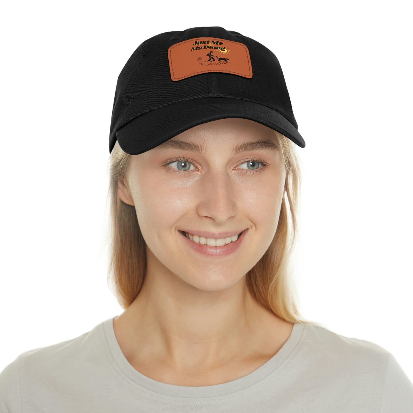 Leather Patch Hat (Just me and my Dawg)