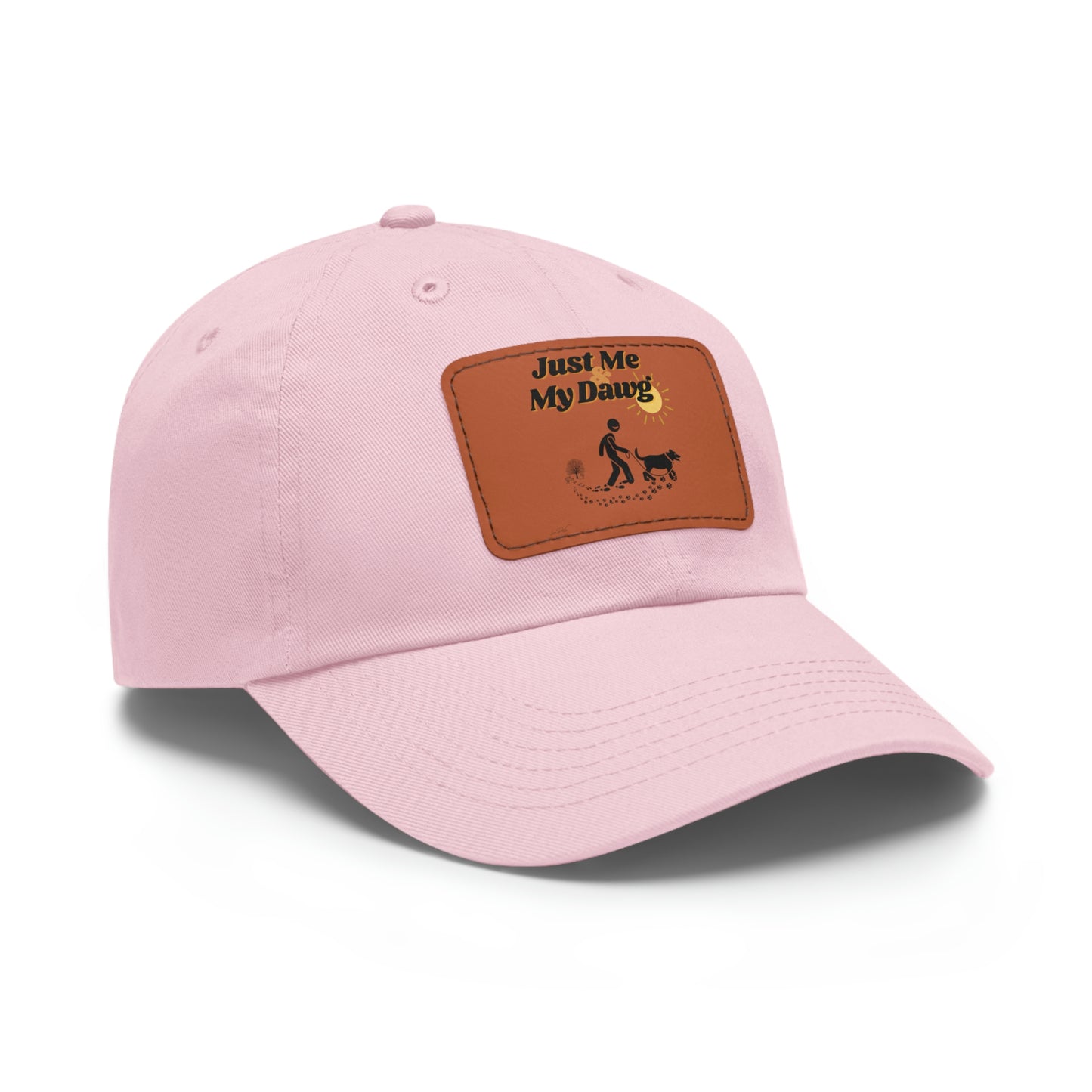Leather Patch Hat (Just me and my Dawg)