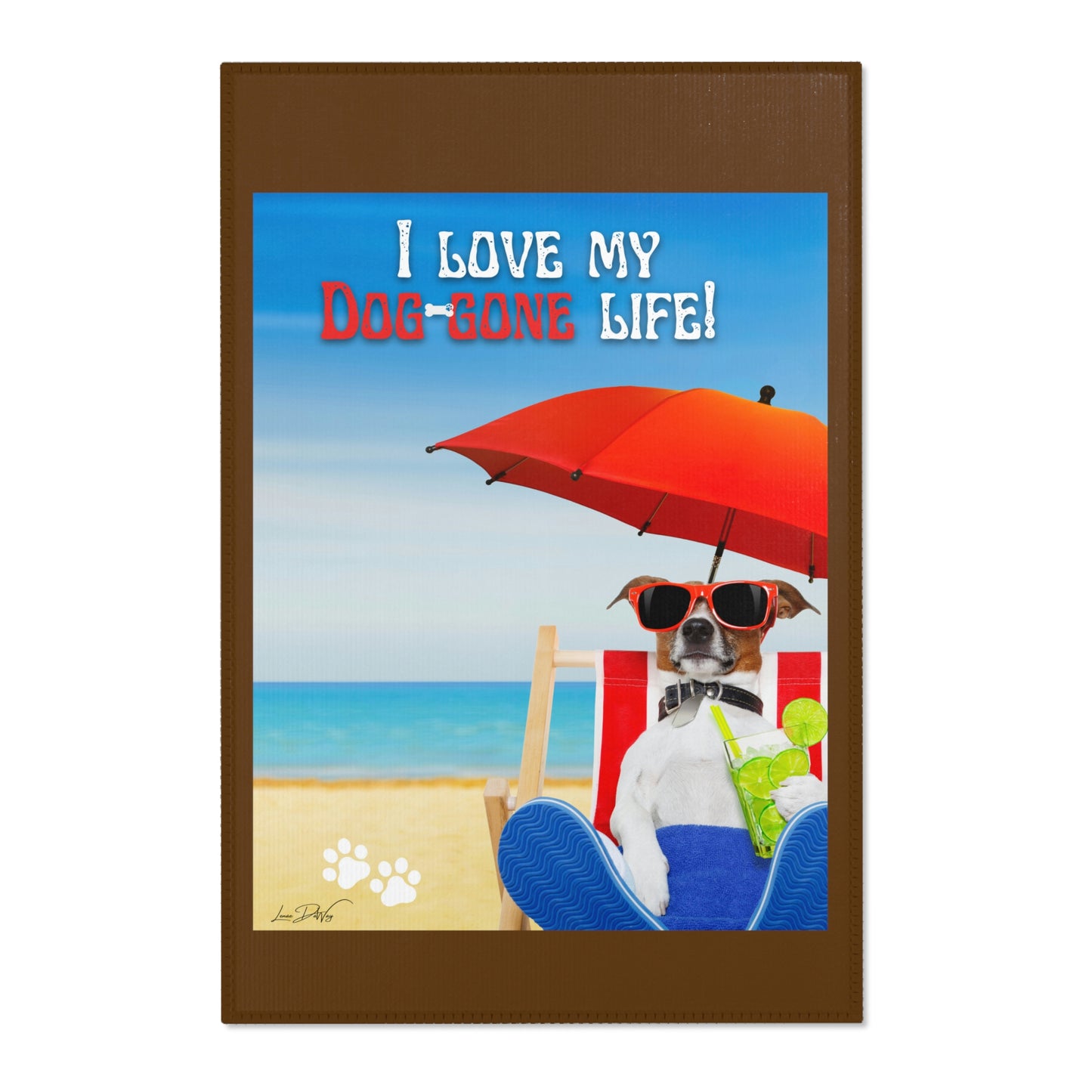Area Rug (I Love my Dog-Gone Life)